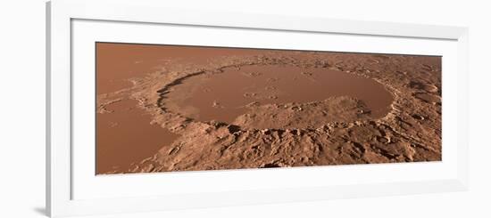 Prehistoric Schiaparelli Crater, Artwork-Detlev Van Ravenswaay-Framed Photographic Print