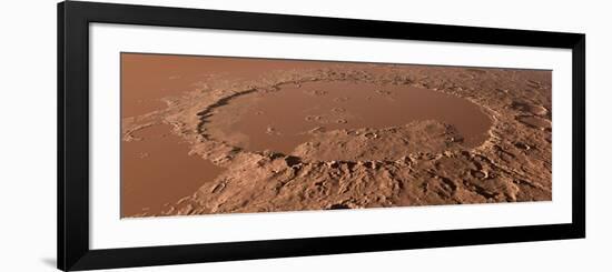 Prehistoric Schiaparelli Crater, Artwork-Detlev Van Ravenswaay-Framed Photographic Print