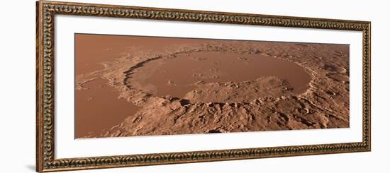 Prehistoric Schiaparelli Crater, Artwork-Detlev Van Ravenswaay-Framed Photographic Print