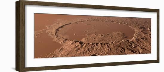 Prehistoric Schiaparelli Crater, Artwork-Detlev Van Ravenswaay-Framed Photographic Print