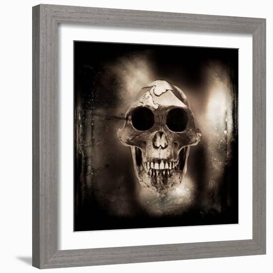 Prehistoric Skull-Clive Nolan-Framed Photographic Print