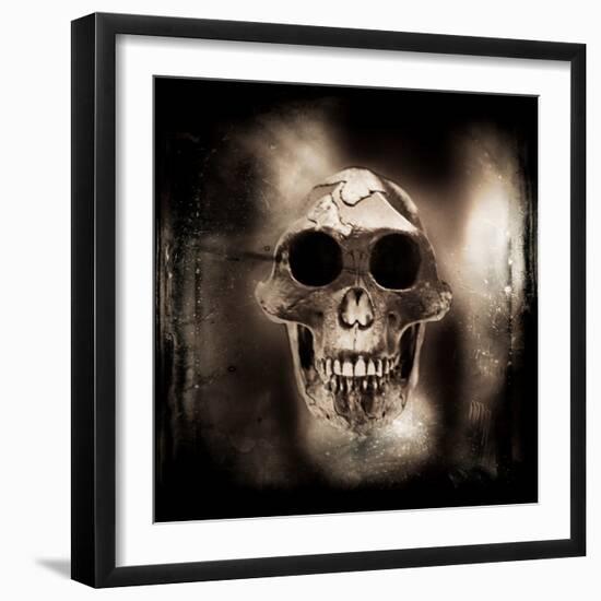 Prehistoric Skull-Clive Nolan-Framed Photographic Print