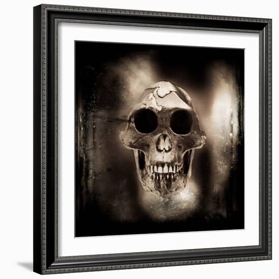 Prehistoric Skull-Clive Nolan-Framed Photographic Print