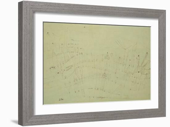 Prehistoric Vegetation; Praehistorische Flora-Paul Klee-Framed Giclee Print