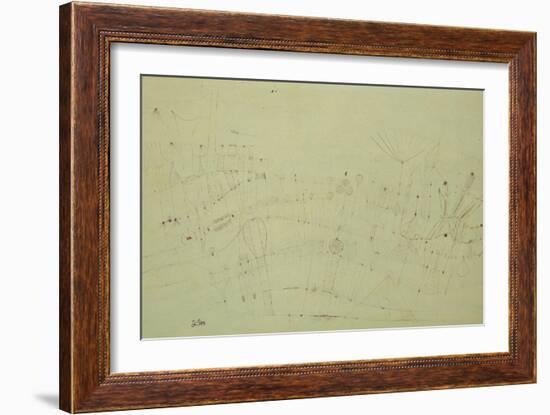 Prehistoric Vegetation; Praehistorische Flora-Paul Klee-Framed Giclee Print