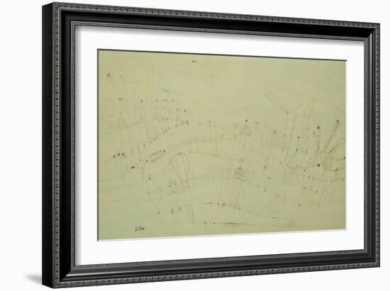 Prehistoric Vegetation; Praehistorische Flora-Paul Klee-Framed Giclee Print