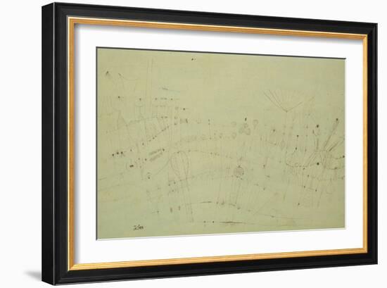 Prehistoric Vegetation; Praehistorische Flora-Paul Klee-Framed Giclee Print