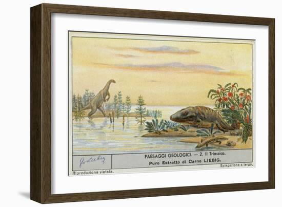 Prehistoric World-European School-Framed Giclee Print