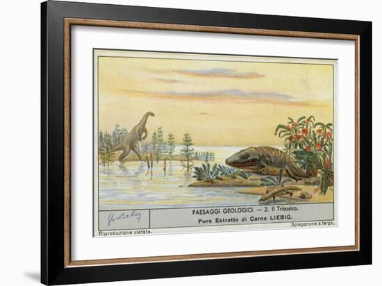 Prehistoric World-European School-Framed Giclee Print