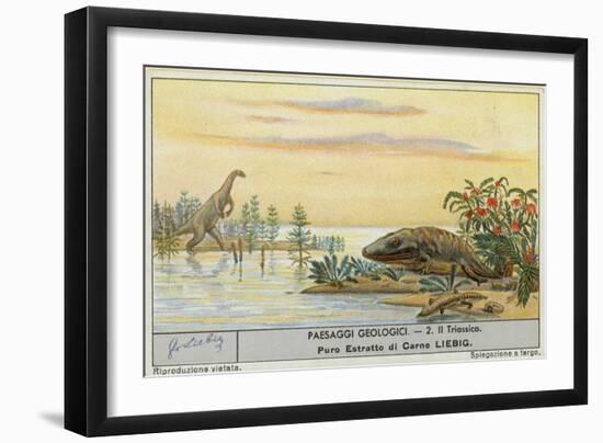 Prehistoric World-European School-Framed Giclee Print