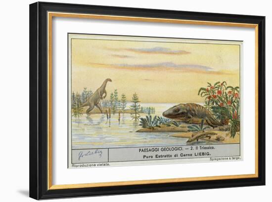 Prehistoric World-European School-Framed Giclee Print