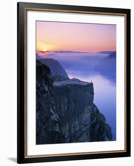 Preikestolen, Lysefjorden, Norway-Doug Pearson-Framed Photographic Print