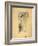 Preliminary Drawing for Allegory of Sculpture-Gustav Klimt-Framed Giclee Print