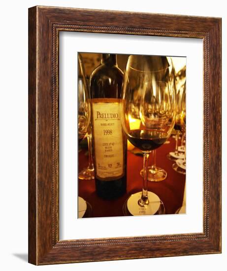 Preludio Barrel Select, Dining and Tasting Table, Bodega Juanico Familia Deicas Winery-Per Karlsson-Framed Photographic Print