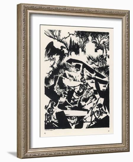 Premature Burial-Arthur Rackham-Framed Photographic Print