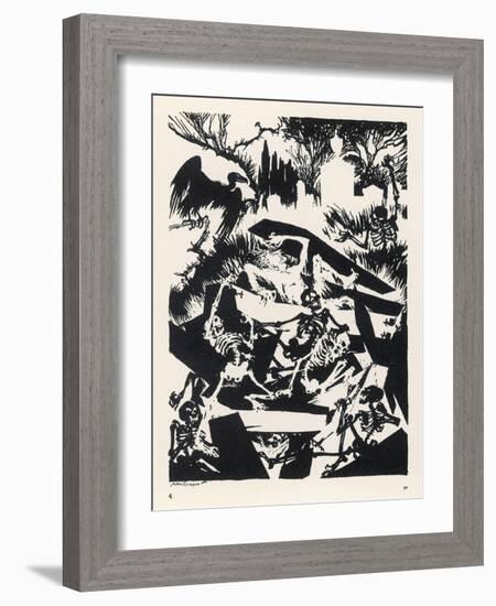 Premature Burial-Arthur Rackham-Framed Photographic Print