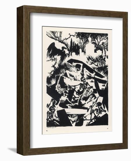 Premature Burial-Arthur Rackham-Framed Photographic Print