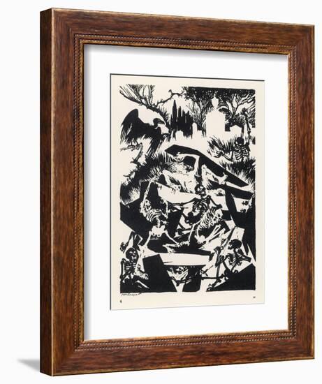 Premature Burial-Arthur Rackham-Framed Photographic Print