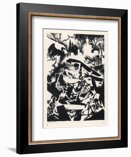 Premature Burial-Arthur Rackham-Framed Photographic Print