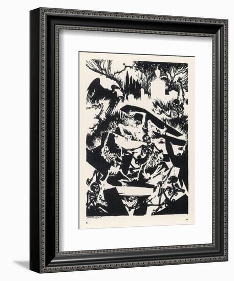 Premature Burial-Arthur Rackham-Framed Photographic Print