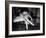 Premier Ballerina Semionova Tying Her Toe Shoe Before a Performance at the Great Theater-Margaret Bourke-White-Framed Photographic Print