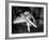 Premier Ballerina Semionova Tying Her Toe Shoe Before a Performance at the Great Theater-Margaret Bourke-White-Framed Photographic Print