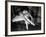 Premier Ballerina Semionova Tying Her Toe Shoe Before a Performance at the Great Theater-Margaret Bourke-White-Framed Photographic Print