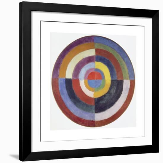 Premier Disque, 1913-14-Robert Delaunay-Framed Giclee Print