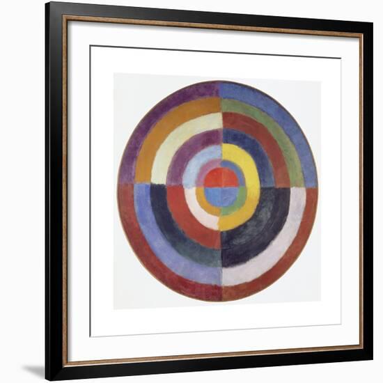 Premier Disque, 1913-14-Robert Delaunay-Framed Giclee Print