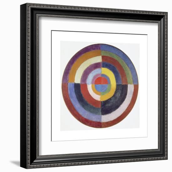 Premier Disque, 1913-14-Robert Delaunay-Framed Giclee Print