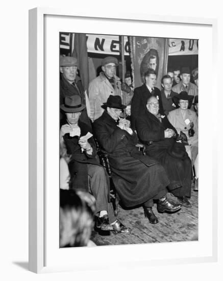 Premier Eamon De Valera at a Campagin Meeting in Athlone-Tony Linck-Framed Premium Photographic Print