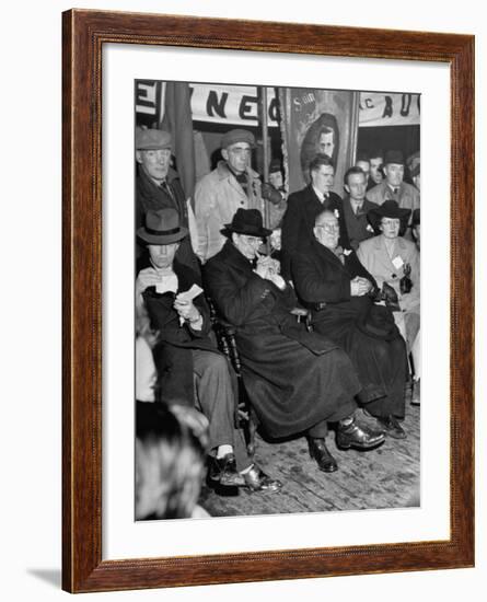 Premier Eamon De Valera at a Campagin Meeting in Athlone-Tony Linck-Framed Premium Photographic Print