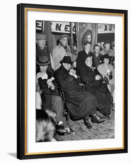 Premier Eamon De Valera at a Campagin Meeting in Athlone-Tony Linck-Framed Premium Photographic Print