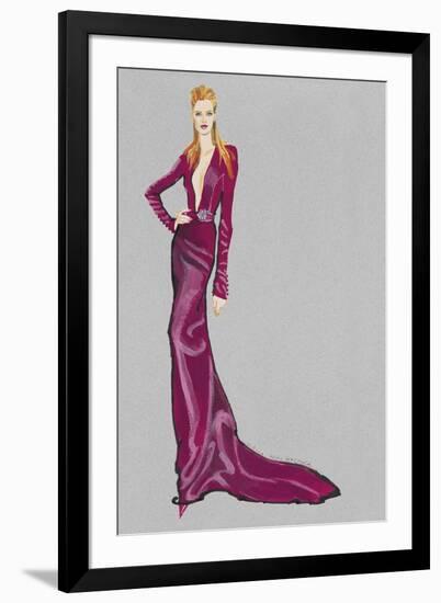 Premiere Pose III-Barbara Tyler Ahlfield-Framed Giclee Print