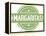 Premium Margaritas Cocktail Bar Menu Stamp-daveh900-Framed Stretched Canvas