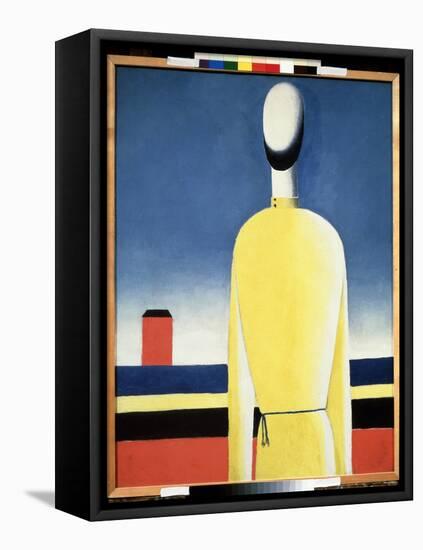 Premonition Compliquee. Torse Dans Une Chemise Jaune (Complicated Premonition. Torso in a Yellow Sh-Kazimir Severinovich Malevich-Framed Premier Image Canvas