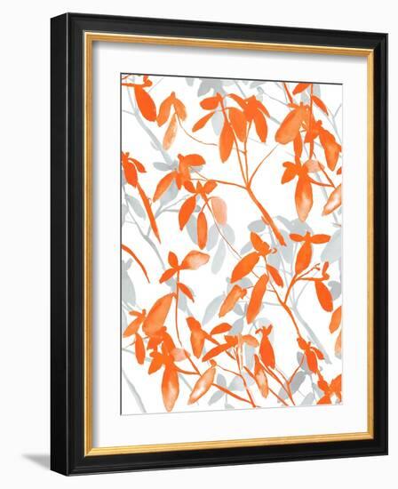 Premonition Orange-Jacqueline Maldonado-Framed Art Print