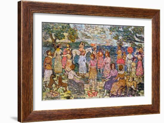 Prendergast: Beach, 1916-Maurice Brazil Prendergast-Framed Giclee Print