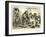 Preparation of a Supper at the Station of Aguas-Calientes-Édouard Riou-Framed Giclee Print