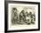 Preparation of a Supper at the Station of Aguas-Calientes-Édouard Riou-Framed Giclee Print