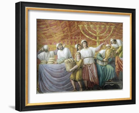 Preparation of Jewish Feast-null-Framed Giclee Print