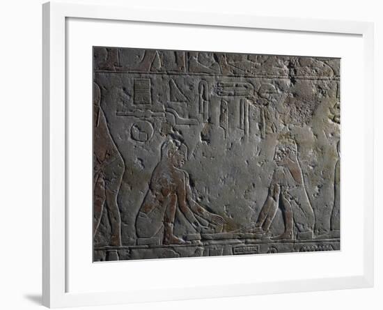 Preparation of Papyri-null-Framed Giclee Print