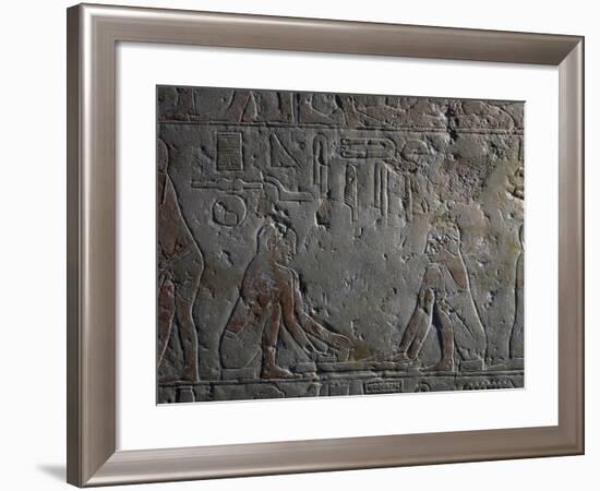 Preparation of Papyri-null-Framed Giclee Print