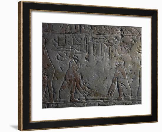 Preparation of Papyri-null-Framed Giclee Print