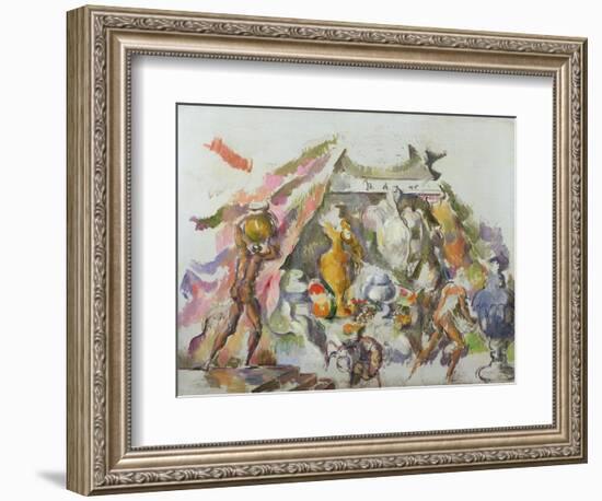 Preparation of the Banquet, C.1890-Paul Cézanne-Framed Giclee Print