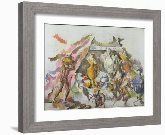 Preparation of the Banquet, C.1890-Paul Cézanne-Framed Giclee Print