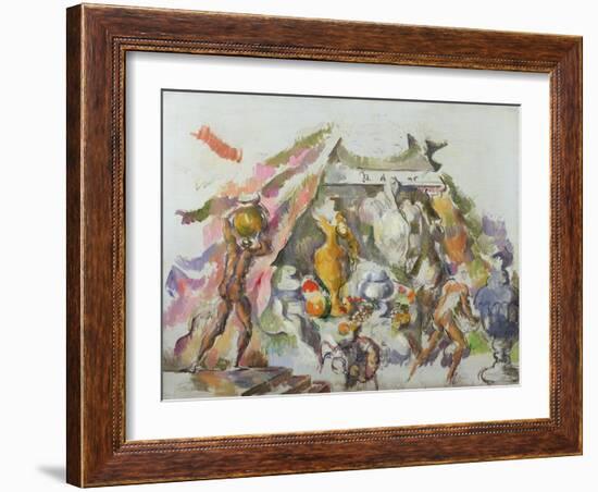 Preparation of the Banquet, C.1890-Paul Cézanne-Framed Giclee Print