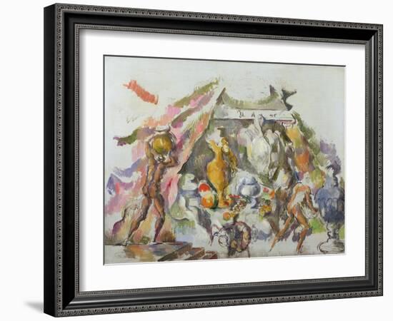 Preparation of the Banquet, C.1890-Paul Cézanne-Framed Giclee Print