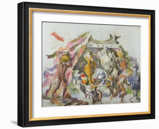 Preparation of the Banquet, C.1890-Paul Cézanne-Framed Giclee Print