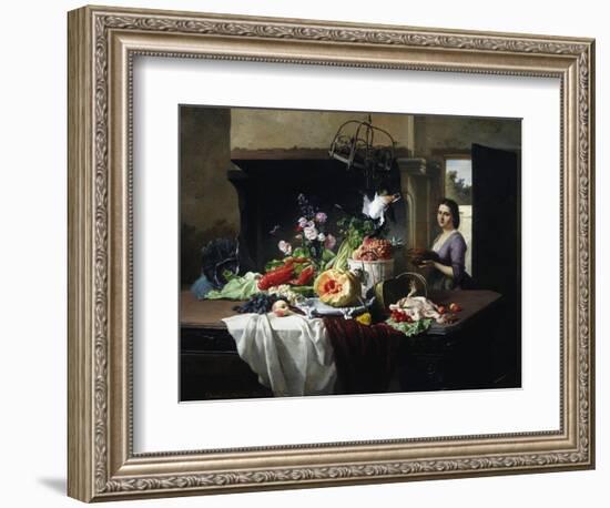 Preparations for Dinner-David Emil Joseph de Noter-Framed Giclee Print